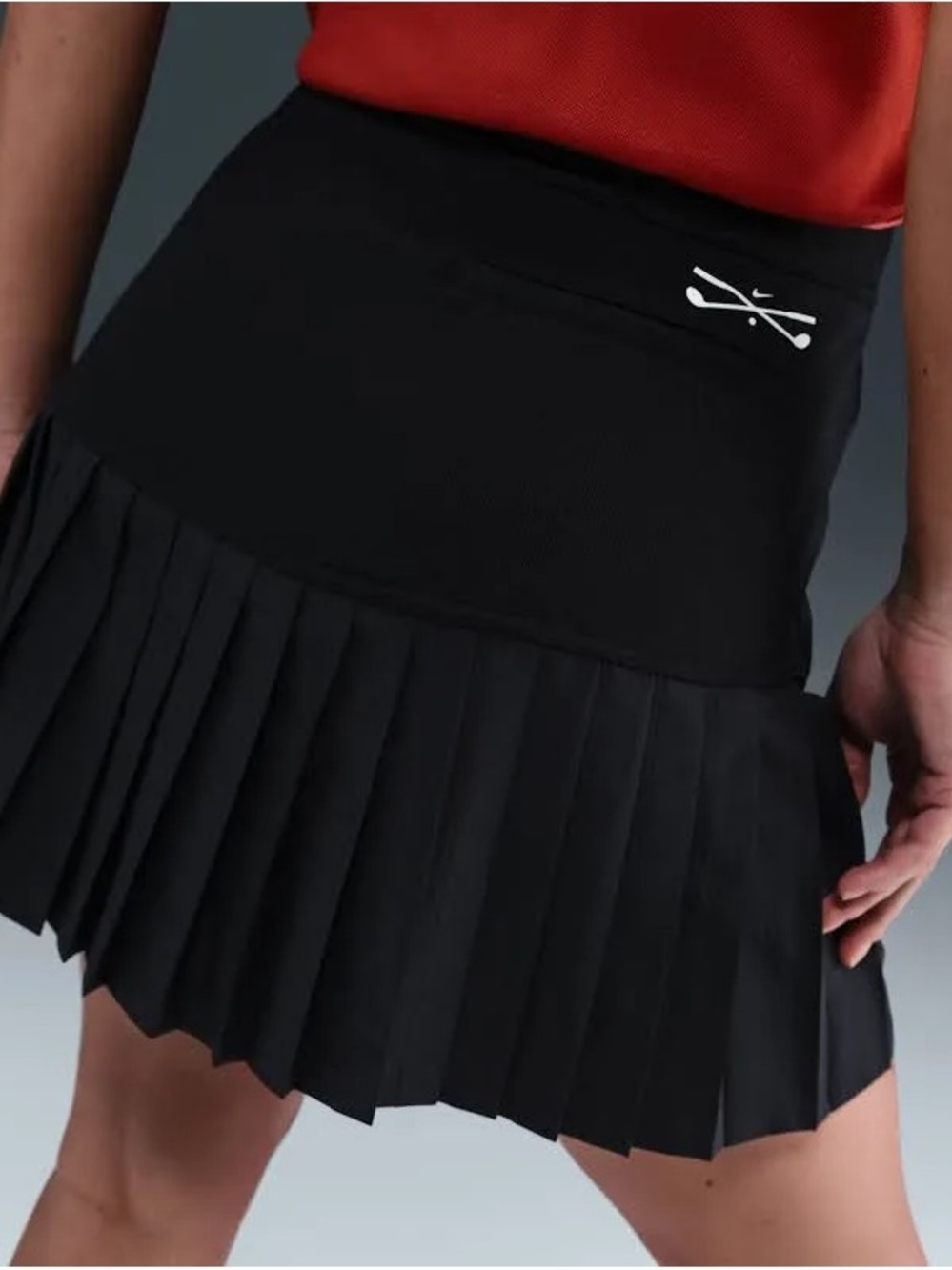 Nike Black Pleated Active Skirt with Pocket